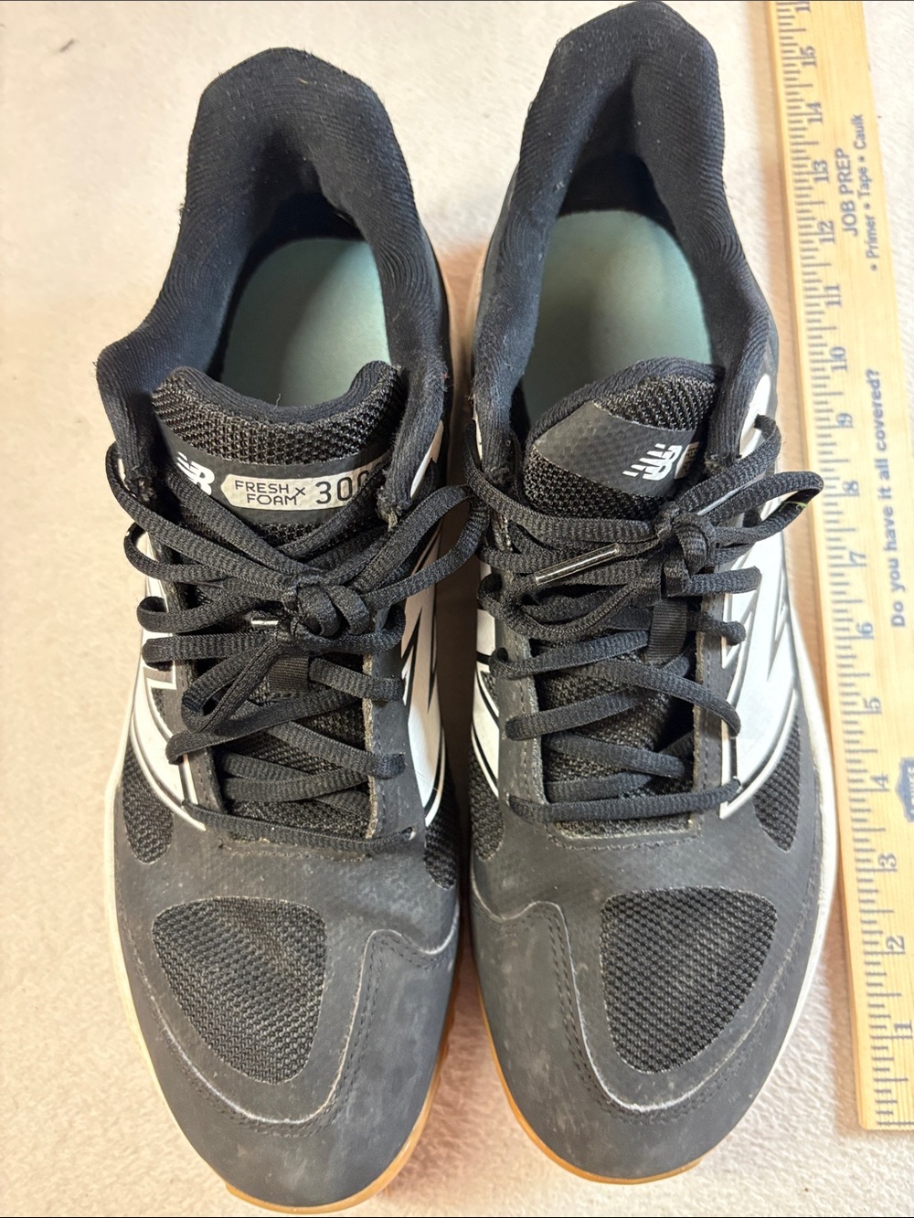 New Balance Men’s Black and Gum-Trim Running Sneakers